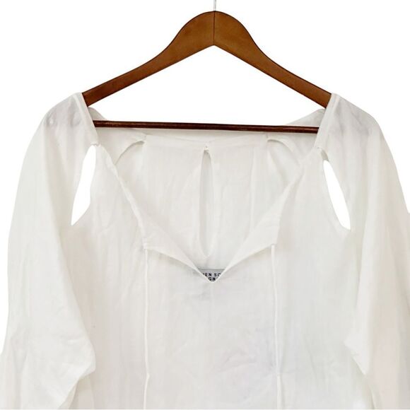 Gretchen Scott Designs White Cutout Top - Picture 4 of 10